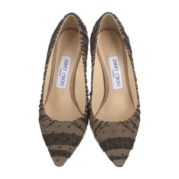 ❤️Jimmy Choo Tulle Lace Pumps❤️